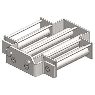 Magnet pentru pâlnia de alimentare, DN 200 mm, 80 °C, 10.000 Gs, 66 N