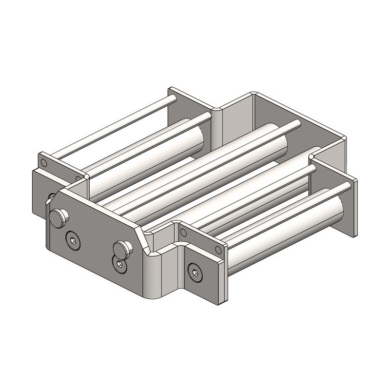 Magnet pentru pâlnia de alimentare, DN 200 mm, 80 °C, 10.000 Gs, 66 N