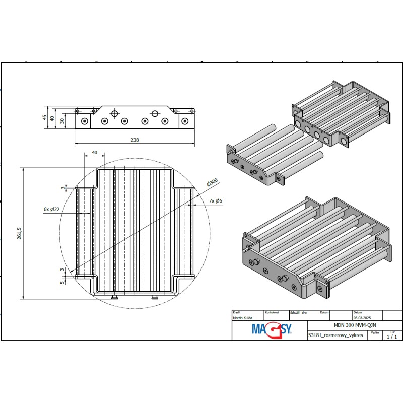 DN 300 (80 °C, 10.000 Gs, 66 N)