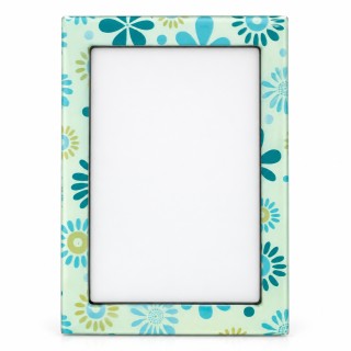 Ramă foto magnetică 6 × 9 cm – motiv floral