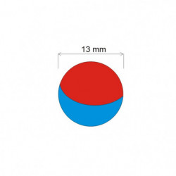 Magnet neodim sferă diam. 13 N 80 °C, VMM5-N38