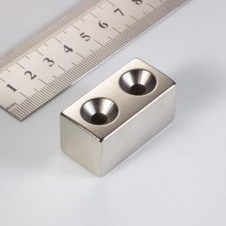 Magnet neodim bloc 40x20x20xR98,5 N 80 °C, VMM10-N50