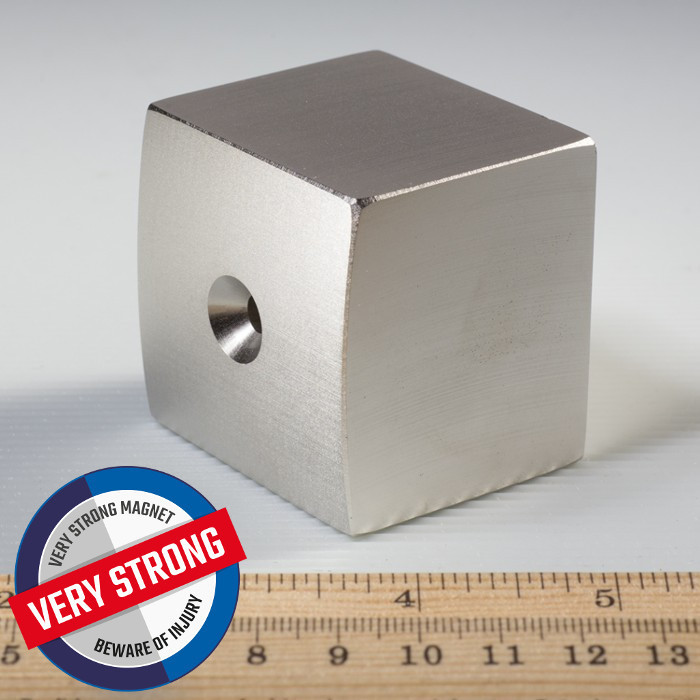 Magnet neodim bloc 50x50x45xR157 N 80 °C, VMM10-N50