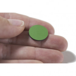 Decupaj din folie magnetică diam. 15 mm verde