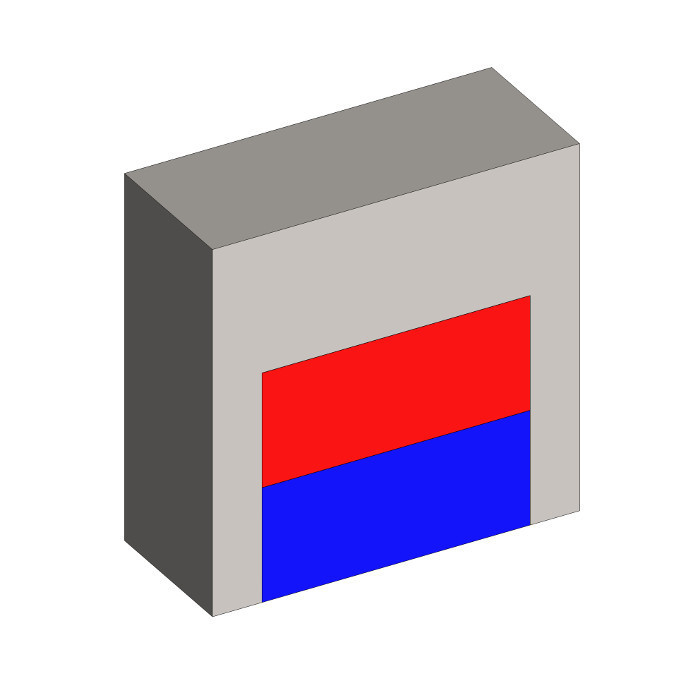 Magnet oală cub 8x8 mm