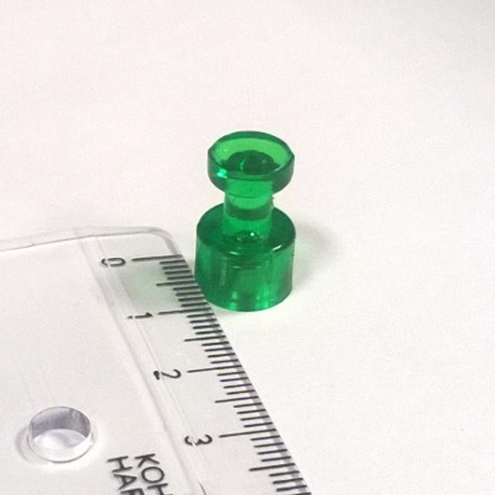 Magnet puternic conic colorat diam.10x17,5 - verde