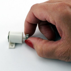 Magnet neodim mobilier reglabil – alb – ambalare comercială