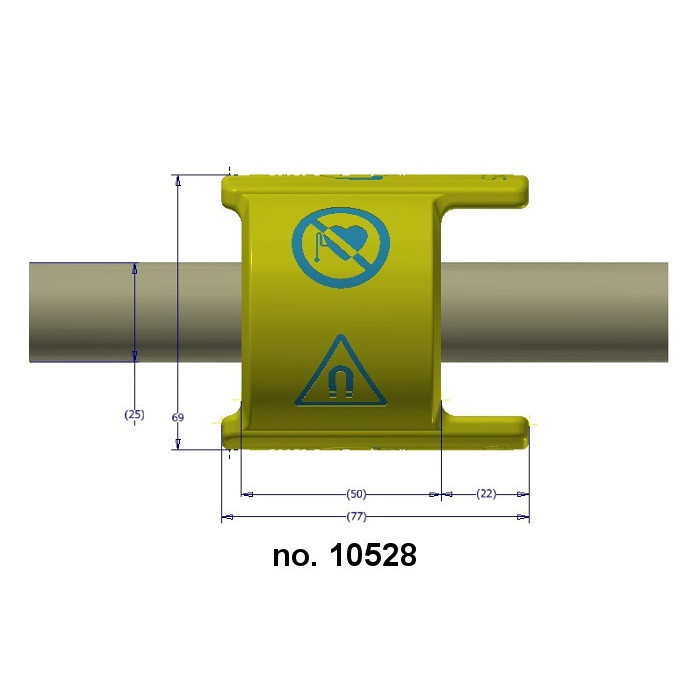 Dedurizator magnetic de diametru 25 mm