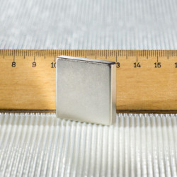 Magnet neodim bloc 30x30x6 N 80 °C, VMM10-N50