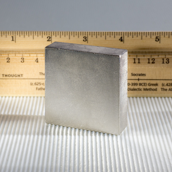 Magnet neodim bloc 50x50x15 N 80 °C, VMM4-N35