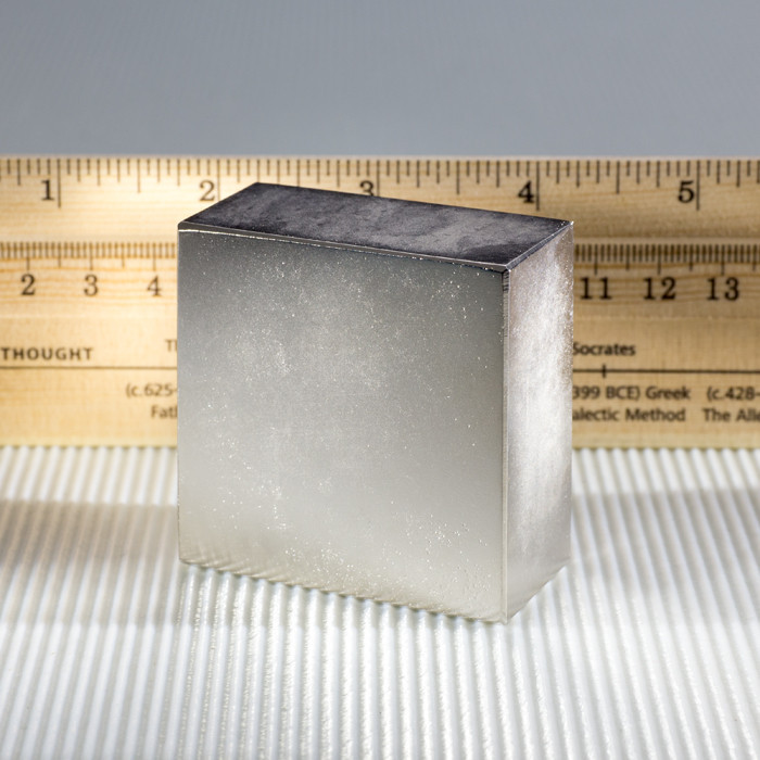 Magnet neodim bloc 50,8x50,8x25,4 N 80 °C, VMM6-N40
