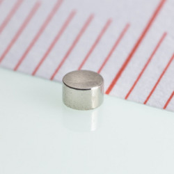 Magnet neodim cilindru cu diam.2x1,2 N 80 °C, VMM8-N45