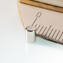 Magnet neodim cilindru cu diam.3x4 N 80 °C, VMM4-N35