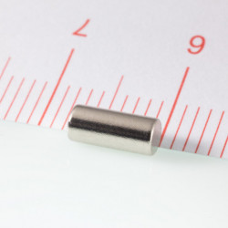 Magnet neodim cilindru cu diam.3x6,9 N 80 °C, VMM4-N35