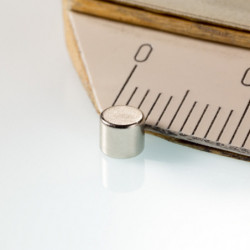 Magnet neodim cilindru cu diam.3,5x3 N 80 °C, VMM5-N38