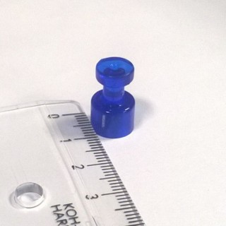 Magnet puternic conic colorat diam.10x17,5 - albastru