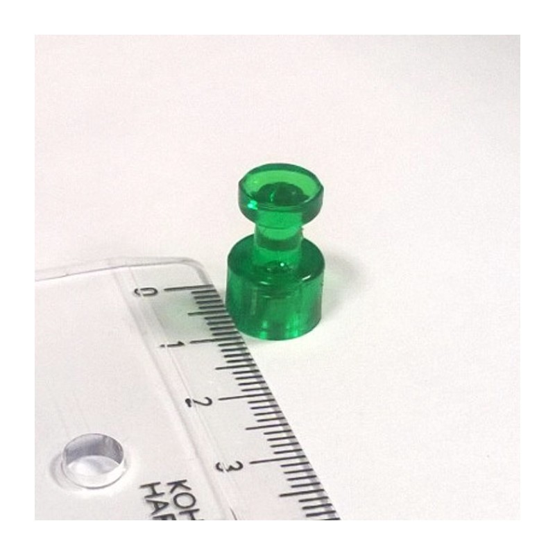 Magnet puternic conic colorat diam.10x17,5 - verde
