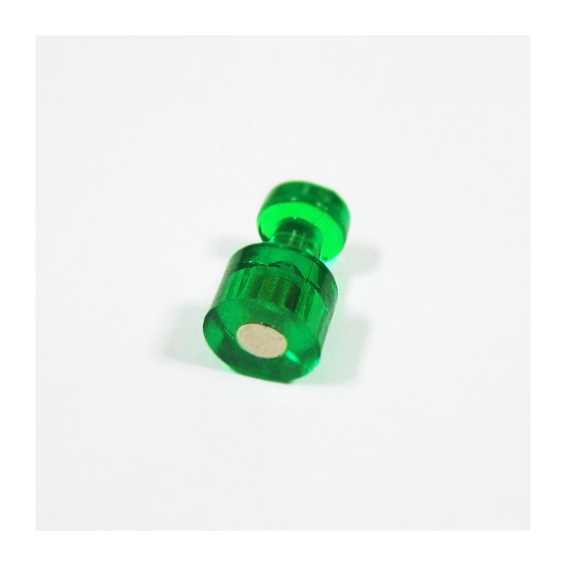 Magnet puternic conic colorat diam.10x17,5 - verde
