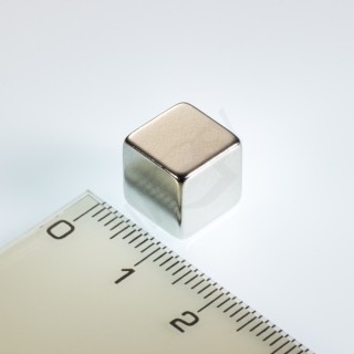 Magnet neodim bloc 10x10x10 N 80 °C, VMM7-N42