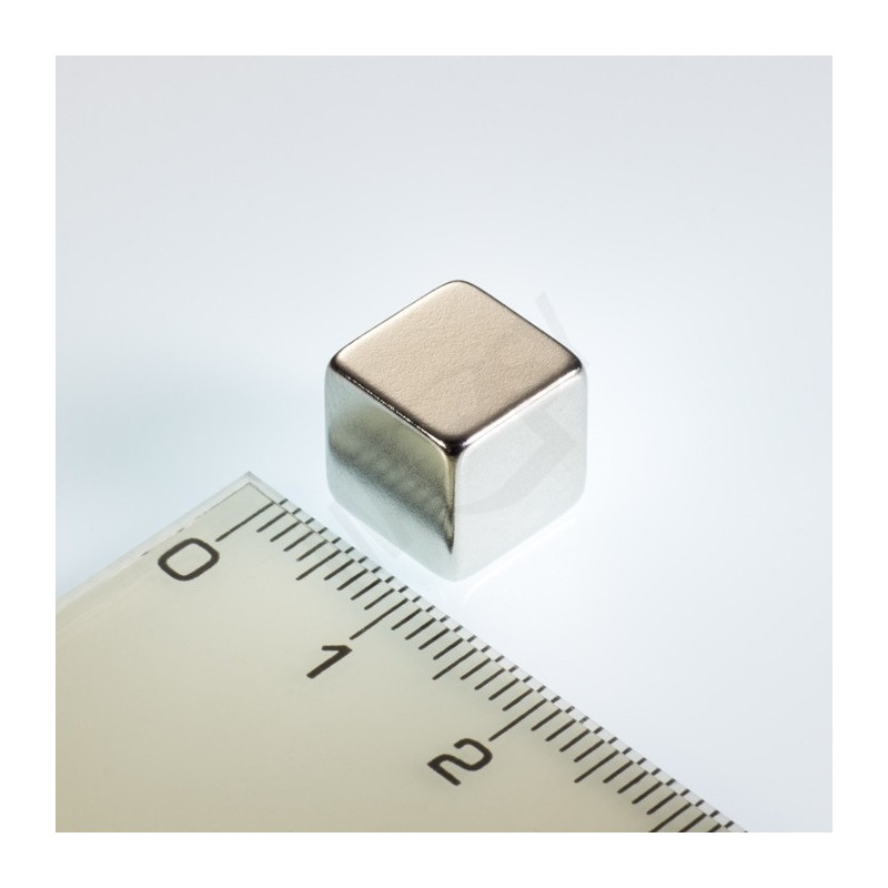 Magnet neodim bloc 10x10x10 N 80 °C, VMM7-N42