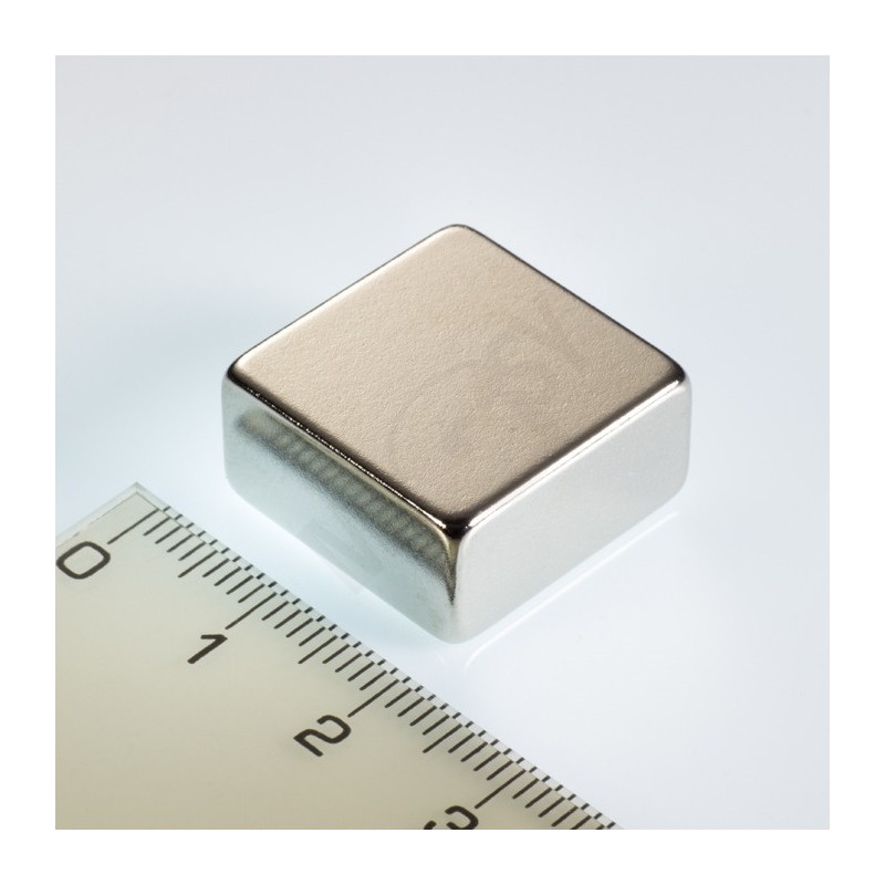 Magnet neodim bloc 20x20x10 N 80 °C, VMM7-N42