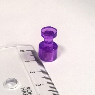 Magnet puternic conic colorat diam.10x17,5 - violet