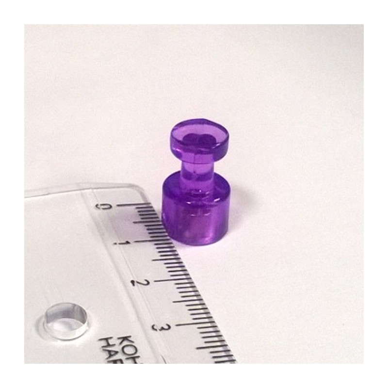 Magnet puternic conic colorat diam.10x17,5 - violet