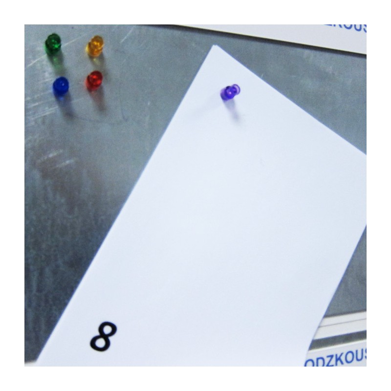 Magnet puternic conic colorat diam.10x17,5 - violet
