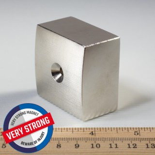 Magnet neodim bloc 50x50x30xR157 N 80 °C, VMM10-N50