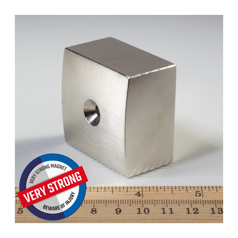Magnet neodim bloc 50x50x30xR157 N 80 °C, VMM10-N50