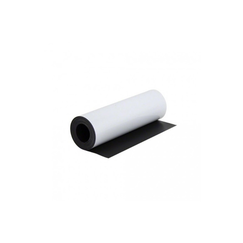 Folie magnetica auto - alb lucios, grosime 0,7 mm, latime 0,62 m, lungime 1 m