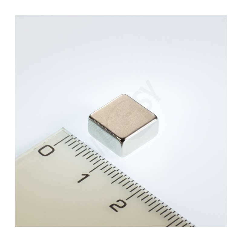 Magnet neodim bloc 10x10x5 N 80 °C, VMM7-N42