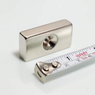Magnet neodim bloc 40x20x10xR95 N 80 °C, VMM10-N50