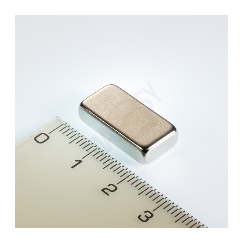 Magnet neodim bloc 20x10x5 N 80 °C, VMM7-N42