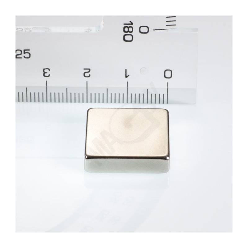 Magnet neodim bloc 20x20x5 N 80 °C, VMM7-N42