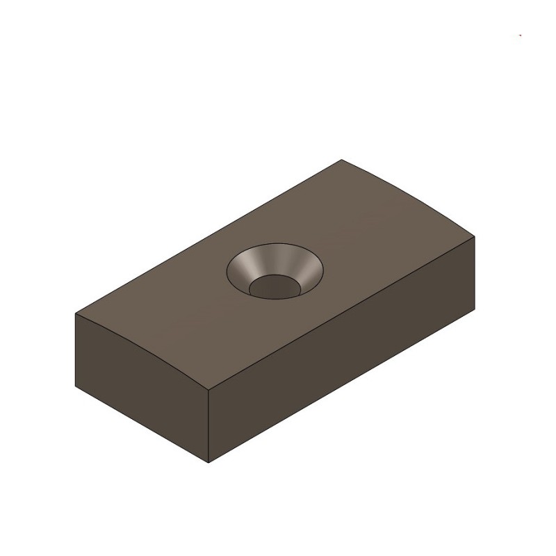 Magnet neodim bloc 40x20x10xR95 N 80 °C, VMM10-N50