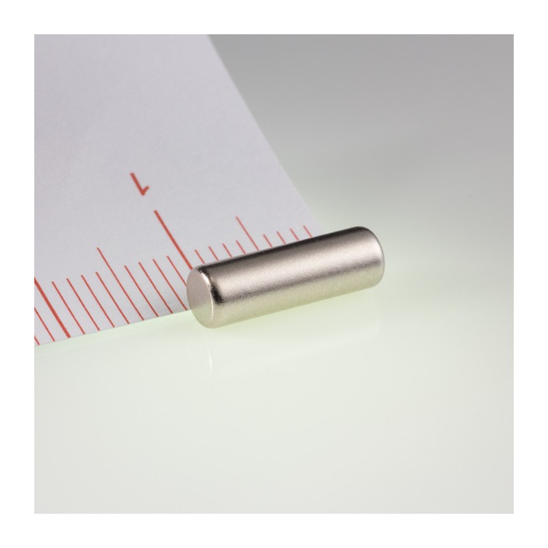 Magnet neodim cilindru cu diam.4x12,5 N 80 °C, VMM7-N42