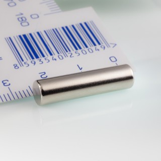 Magnet neodim cilindru cu diam.6,35x25,4 N 80 °C, VMM7-N42