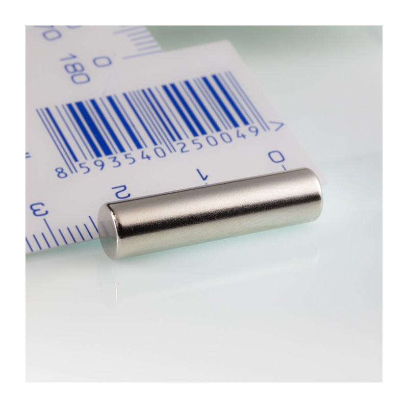 Magnet neodim cilindru cu diam.6,35x25,4 N 80 °C, VMM7-N42