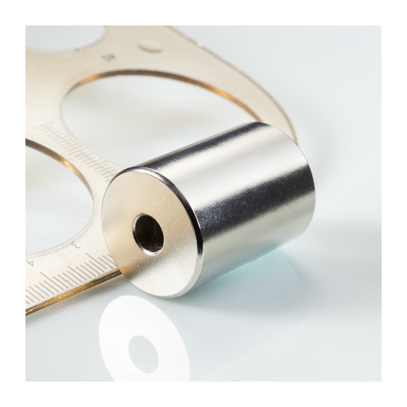 Magnet neodim inel cu diam.22x diam.6x30 N 150 °C, VMM8SH-N45SH
