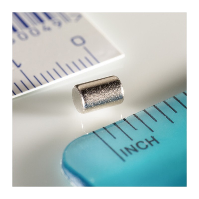 Magnet neodim cilindru cu diam.4x6 N 80 °C, VMM7-N42