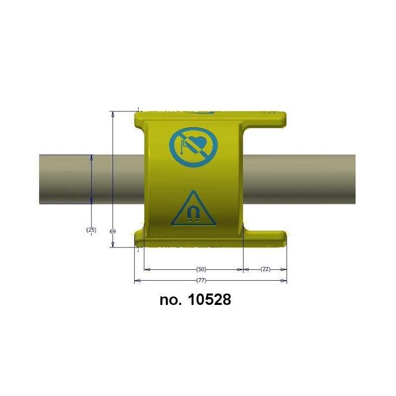 Dedurizator magnetic de diametru 25 mm