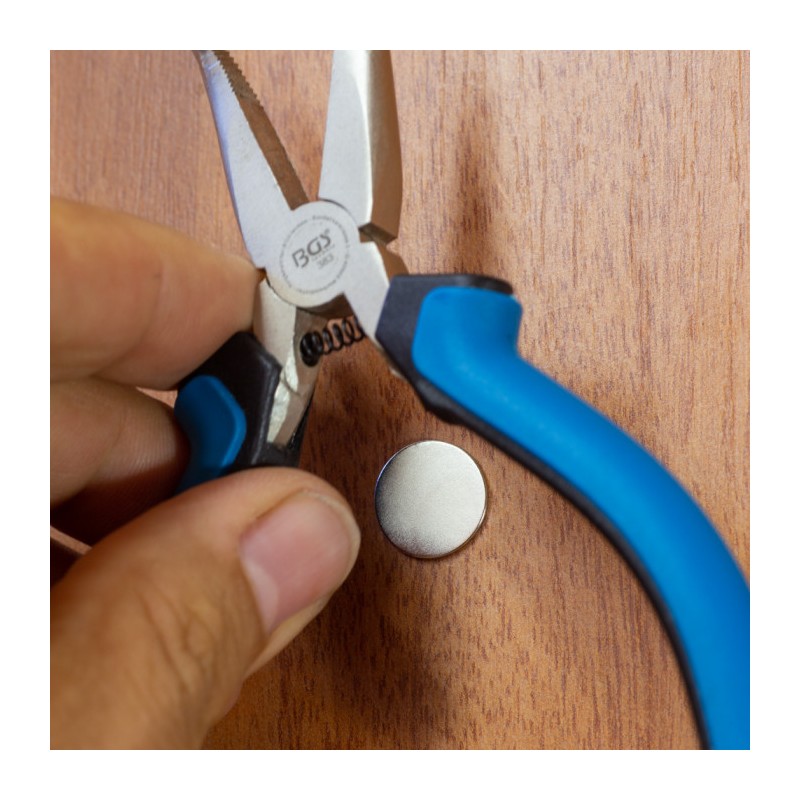 Magnet neodim cu autocolantă 3M, diam.15x1 mm, grosime autocolantă 0,06 mm