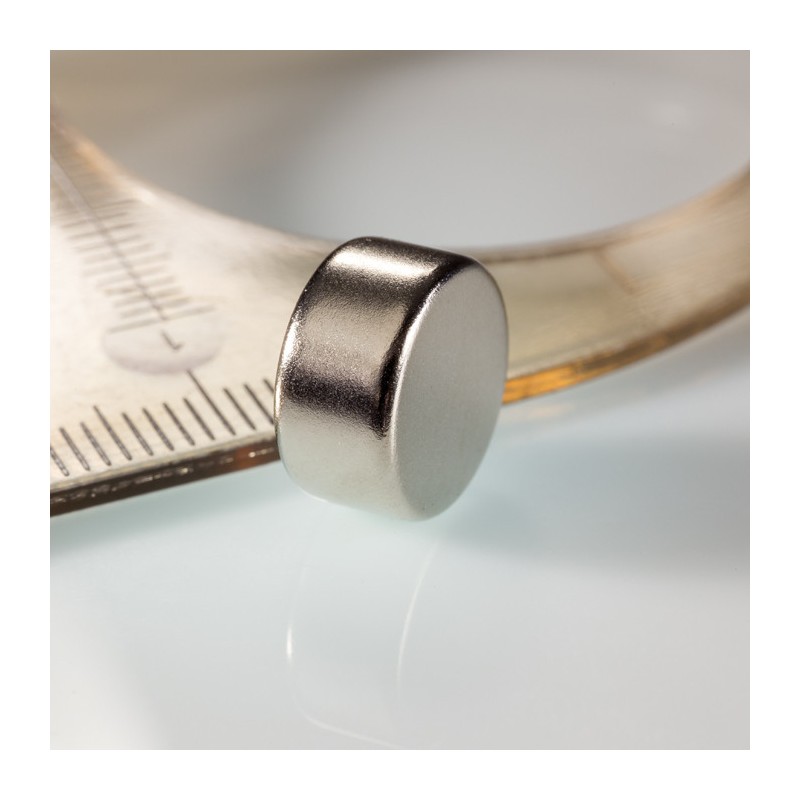 Magnet neodim cilindru cu diam.12x6 N 80 °C, VMM8-N45