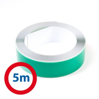 Bară metalică autoadezivă 35x1,15 mm - albă - lungime 5 m