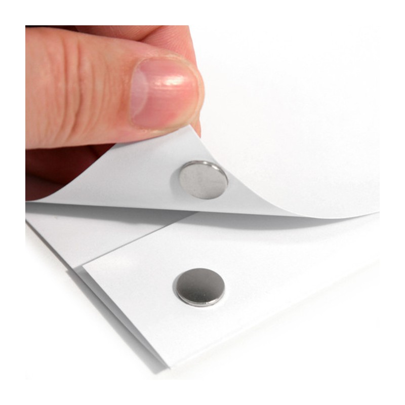 Magnet neodim cilindru cu autoadeziv cu diam.8x0,75 N 80 °C - set 2 buc, VMM4-N35