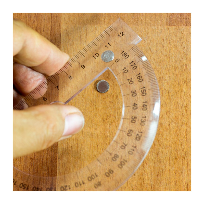 Magnet neodim cilindru cu autoadeziv cu diam.8x0,75 N 80 °C - set 2 buc, VMM4-N35