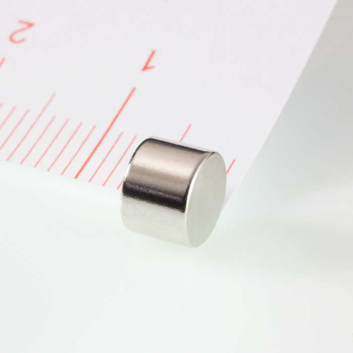 Magnet neodim cilindru cu diam.6,1x4,5 N 80 °C, VMM10-N50