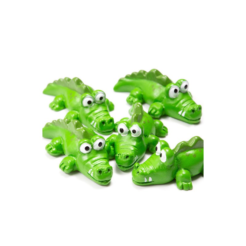 Magneți de frigider - crocodil - 5 buc.