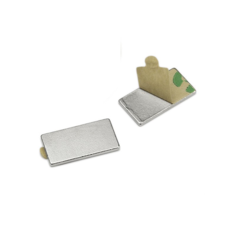 Magnet neodim cu autoadeziv 15x8x1 N 80 °C - set 2 buc, VMM4-N35